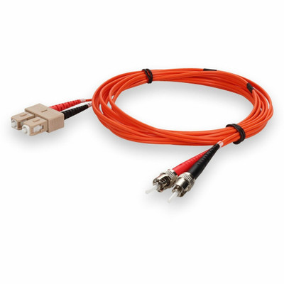 AddOn ADD-ST-SC-2M6MMF-TAA Fiber Optic Duplex Patch Network Cable