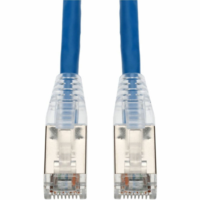 AddOn 25ft Blue CAT 6 Shielded PVC Ethernet Cable Snagless Easy Clear Boot TAA RJ-45 M/M