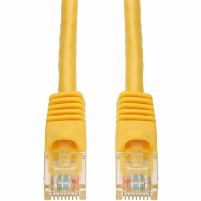 AddOn 12ft Yellow CAT 5E PVC Ethernet Cable Snagless Bubble Boot RJ-45 M/M AddOn 12ft Yellow CAT 5E PVC Ethernet Cable Snagless Bubble Boot RJ-45 M/M