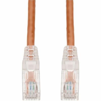 AddOn 4ft Orange CAT 6 PVC Ethernet Cable Snagless Easy Clear Boot TAA RJ-45 M/M