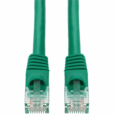 AddOn 45ft Green CAT 5E PVC Ethernet Cable Snagless Bubble Boot RJ-45 M/M