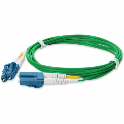 AddOn ADD-LC-LC-3M9SMFP-GN-TAA Fiber Optic Duplex Patch Network Cable