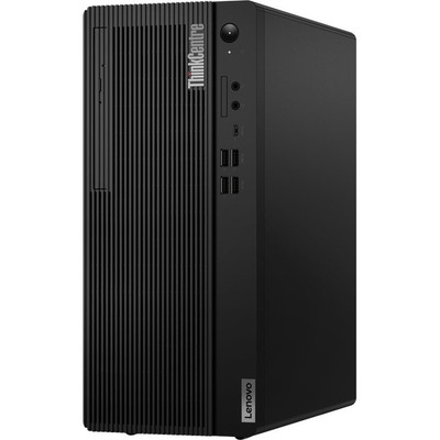 Lenovo ThinkCentre M70t Gen 3 11T6002PUS Desktop Computer - Intel Core i3 12th Gen i3-12100 Quad-core (4 Core) 3.30 GHz - 8 GB RAM DDR4 SDRAM - 128 GB NVMe M.2 PCI Express PCI Express NVMe 3.0 x4 SSD - Tower - Black