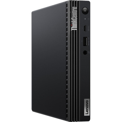 Lenovo ThinkCentre M70q Gen 4 12E3004VUS Desktop Computer - Intel Core i7 13th Gen i7-13700T Hexadeca-core (16 Core) 1.40 GHz - 32 GB RAM DDR4 SDRAM - 512 GB M.2 PCI Express NVMe 4.0 x4 SSD - Tiny - Black