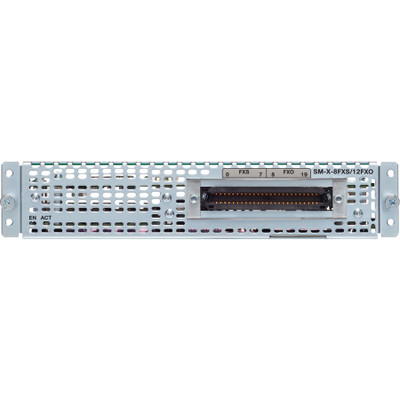 Cisco SM-X-8FXS/12FXO-RF Single - Wide High Density Analog Voice Service Module with 8 FXS and 12 FXO