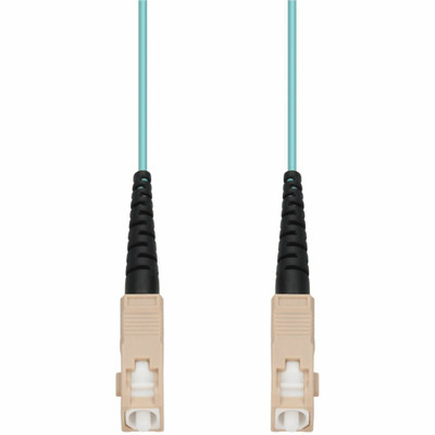 AddOn ADD-SC-SC-4MS5OM4 4m SC to SC Aqua OM4 Simplex OFNR (Riser-Rated) Fiber Patch Cable