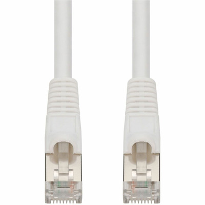 AddOn ADD-3FCAT7-WE 3ft White CAT 7 Shielded (S/FTP) PVC Ethernet Cable Snagless Bubble Boot RJ-45 M/M