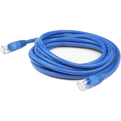 AddOn ADD-25FCAT6A-BE-TAA 25ft RJ-45 (Male) to RJ-45 (Male) Straight Blue Cat6A UTP PVC Copper TAA Compliant Patch Cable
