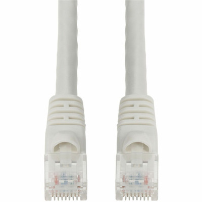 AddOn ADD-50FCAT6P-WE 50ft White CAT 6 Plenum-Rated Ethernet Cable Snagless Bubble Boot RJ-45 M/M