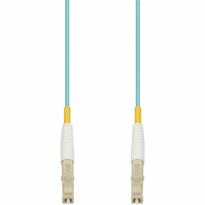 AddOn ADD-LC-LC-70MS5OM4 70m LC to LC Aqua OM4 Simplex OFNR (Riser-Rated) Fiber Patch Cable