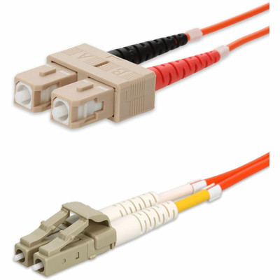 AddOn ADD-SC-LC-9M5OM4-OE-TAA Fiber Optic Duplex Patch Network Cable