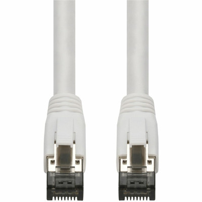 AddOn ADD-5FCAT8-WE 5ft White CAT 8 Shielded (S/FTP) PVC Ethernet Cable Snagless Easy Boot RJ-45 M/M