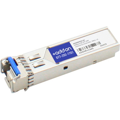 AddOn Alcatel-Lucent Nokia 3HE00869CB Compatible TAA Compliant 100Base-BX SFP Transceiver (SMF, 1550nmTx/1310nmRx, 20km, LC)