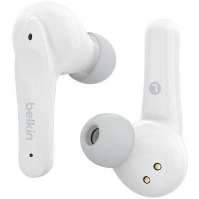 Belkin SoundForm Nano Earbuds for Kids - Wireless - White