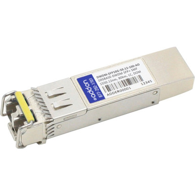 AddOn Cisco DWDM-SFP10G-50.12 Compatible TAA Compliant 10GBase-DWDM 100GHz SFP+ Transceiver (SMF, 1550.12nm, 100km, LC, DOM)