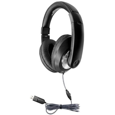 Hamilton Buhl Smart-Trek Deluxe Stereo Headphones with In-Line Volume Control - USB