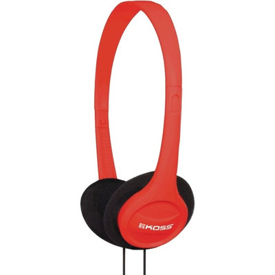 Koss KPH7 Colors On-Ear Headphones - 3.5mm - Red
