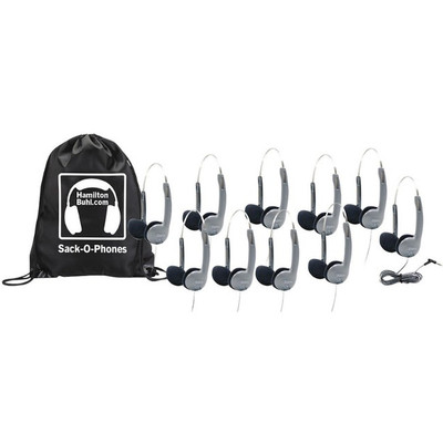 Hamilton Buhl Sack-O-Phones HA1A Headsets - 10 Pack