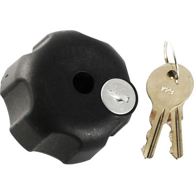 RAM Mounts Key Lock Knob with Steel Insert for B Size Socket Arms