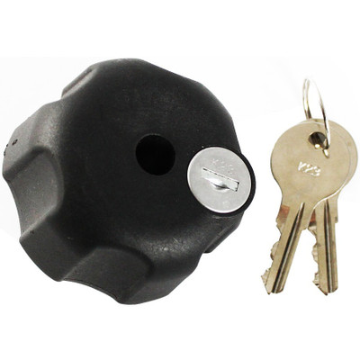 RAM Mounts Key Lock Knob with Steel Insert for Swing Arms