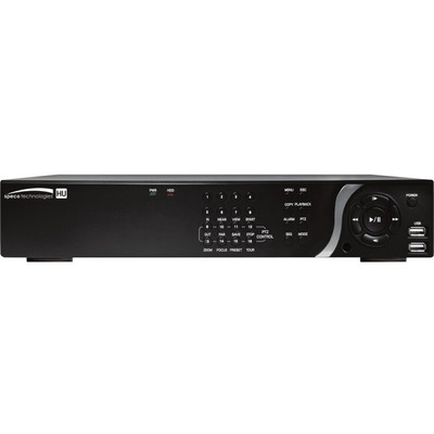 Speco 8 Channel 4K IP, HD-TVI Hybrid Video Recorder - 6 TB HDD