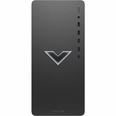 HP Victus TG02-0000a TG02-0137c Gaming Desktop Computer - AMD Ryzen 7 5700G Octa-core (8 Core) - 32 GB RAM DDR4 SDRAM - 512 GB M.2 PCI Express NVMe SSD - Mica Silver Metal - Refurbished