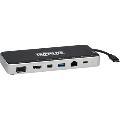 Tripp Lite USB Dock Triple Display 4K HDMI & mDP VGA USB 3.2 Gen 1 USB-A/C Hub GbE 60W PD Charging