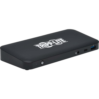 Tripp Lite USB-C Dock Triple Display 4K 60 Hz HDMI/DisplayPort USB 3.2 Gen 2 USB-A/USB-C Hub GbE 85W PD Charging Black