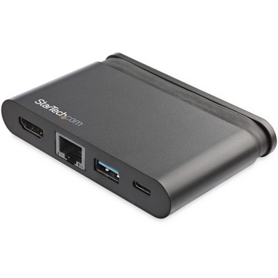 StarTech.com USB C Multiport Adapter - USB-C Travel Dock to 4K HDMI, 100W PD 3.0 Pass-Through, USB-A USB-C, GbE - Portable USB Type-C Dock