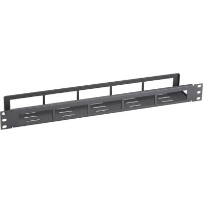 Black Box Horizontal IT Rackmount Cable Manager - 1U, 19" , Single-Sided Steel