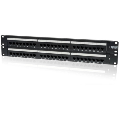 Tripp Lite 48-Port 2U Rack-Mount Cat5e 110 Patch Panel 568B RJ45 Ethernet TAA