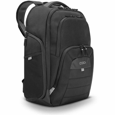 CODi Ferretti Pro Carrying Case (Backpack) for 17.3" Notebook, Tablet, Water Bottle - Black