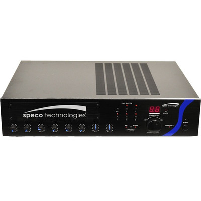 Speco PBM240A Amplifier - 240 W RMS - 5 Channel - Black