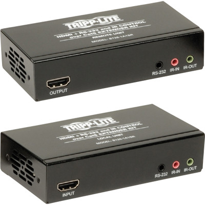 Tripp Lite HDMI over Cat5/6 Extender Kit Transmitter/Receiver 4K Serial and IR Control Up to 328 ft. (100 m) TAA