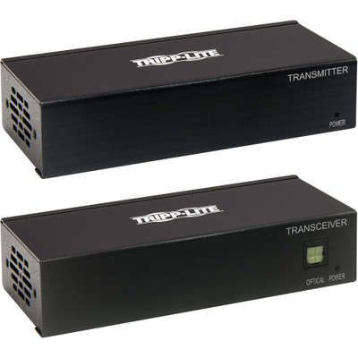 Tripp Lite DisplayPort to HDMI over Cat6 Extender Kit Transmitter/Transceiver 4K 60 Hz HDR 4:4:4 PoC 230 ft. (70.1 m) TAA