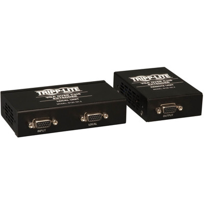 Tripp Lite VGA over Cat5/6 Extender Kit Box-Style Transmitter/Receiver for Video Up to 1000 ft. (305 m) TAA