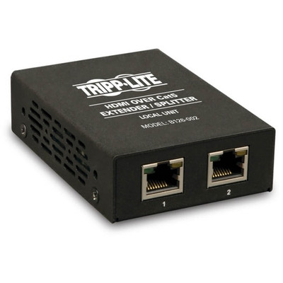 Tripp Lite 2-Port HDMI over Cat5/6 Extender/Splitter Box-Style Transmitter for Video/Audio Up to 150 ft. (45 m) TAA