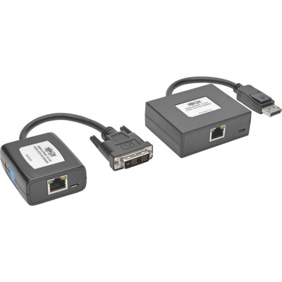 Tripp Lite DisplayPort to DVI over Cat5/6 Active Extender Kit Pigtail Transmitter/Receiver for Video/Audio 125 ft. (38 m)
