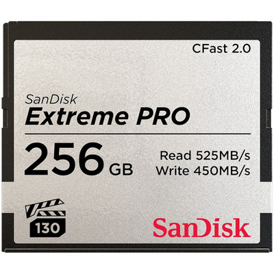 SanDisk Extreme Pro 256 GB CFast 2.0 Card