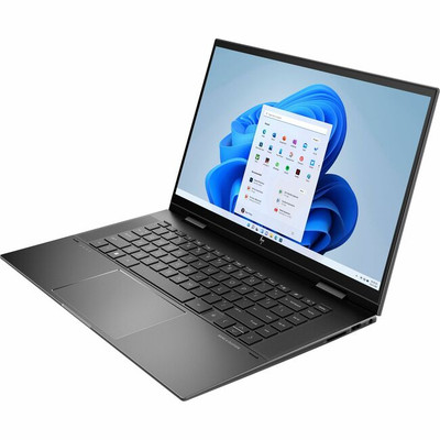 HP ENVY x360 15-eu1073cl 15.6" Touchscreen 2 in 1 Notebook - Full HD - 1920 x 1080 - AMD Ryzen 7 5825U Octa-core (8 Core) 2 GHz - 16 GB Total RAM - 512 GB SSD - Nightfall Black Aluminum - Refurbished