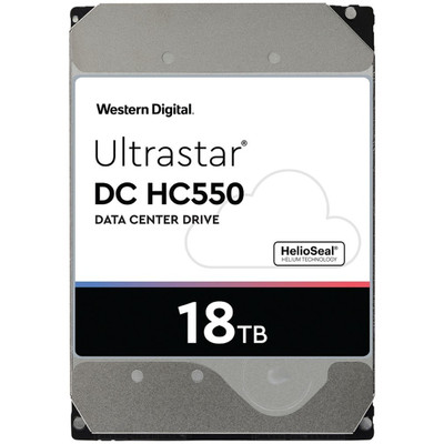 Western Digital Ultrastar DC HC550 18 TB Hard Drive - 3.5" Internal - SAS (12Gb/s SAS)