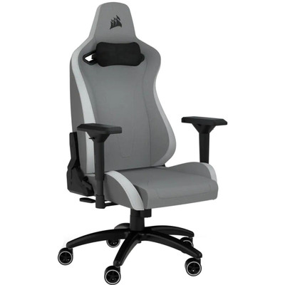 Corsair TC200 Gaming Chair - Soft Fabric - Light Grey/White