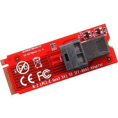 IO Crest U.2 (SFF-8639) to M.2 M-Key NVMe Adapter