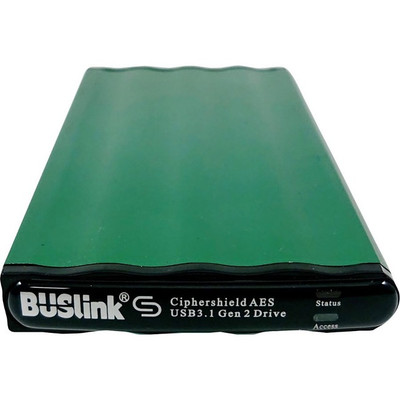 Buslink CipherShield DSE-2TSDG2C 2 TB Portable Solid State Drive - 2.5" External - SATA - TAA Compliant