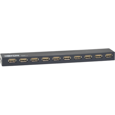 Tripp Lite 10-Port USB 2.0 Mobile Hi-Speed Hub Notebook Laptop Bus Power AC