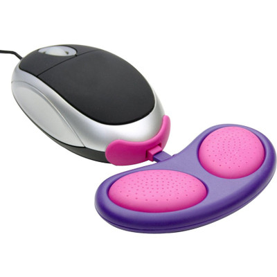 Mousebean Ergonomic Hand Rest, Violet/Cerise