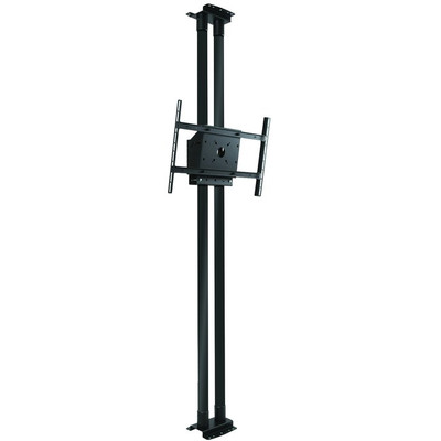 Peerless-AV Modular MOD-FCS2KIT300-B Ceiling Mount for Flat Panel Display, Projector - Black, Chrome