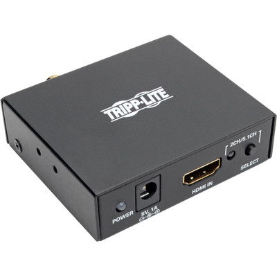 Tripp Lite 4K HDMI Audio De-Embedder/Extractor with TOSLINK RCA and 3.5 mm Stereo Output 5.1 Channel HDCP 4K 30Hz