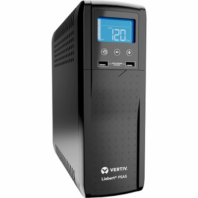 Vertiv Liebert PSA5 UPS - 500VA/300W 120V | Line Interactive AVR Tower UPS