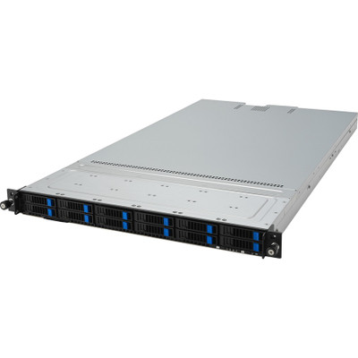 Asus RS500A-E12-RS12U-12W16B Barebone System - 1U Rack-mountable - Socket SP5 LGA-6096 - 1 x Processor Support - AMD